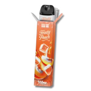 Vibes Vapes Frosty Peach 1000MG (CBC + THC)