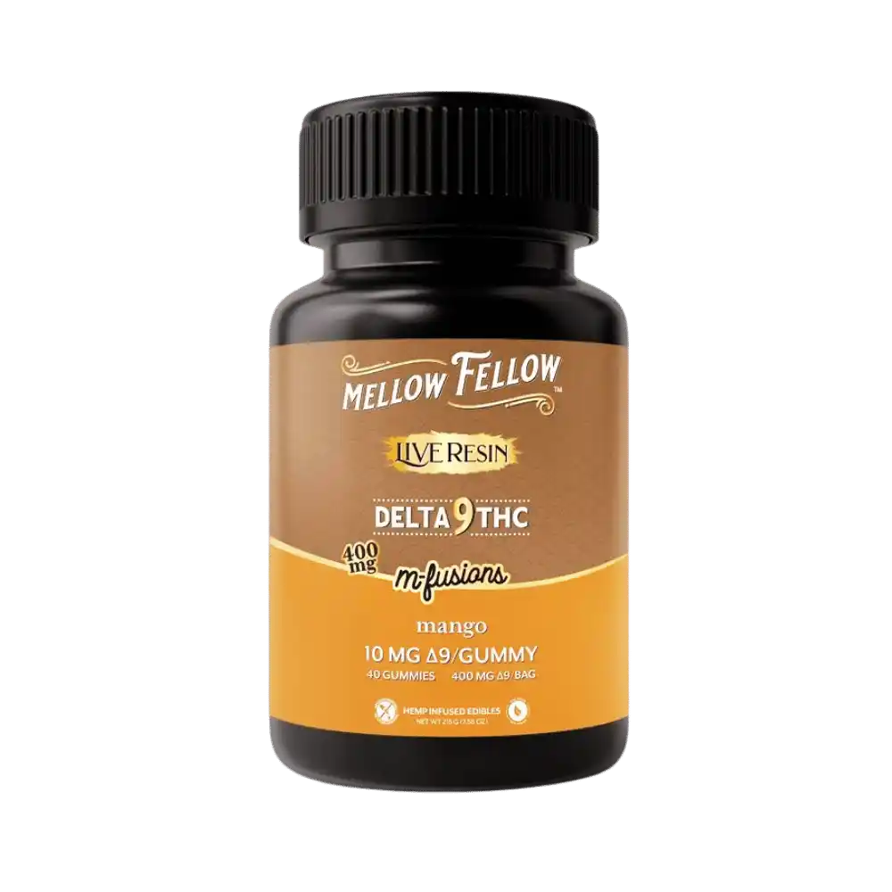 THC Live Resin Gummies 400MG | Mellow Fellow