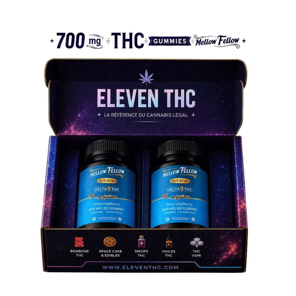 THC Live Resin Gummies 700MG (Bundle) | Mellow Fellow