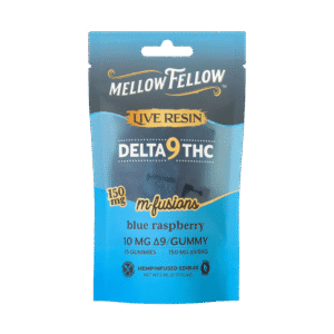 THC Live Resin Gummies 150MG | Mellow Fellow