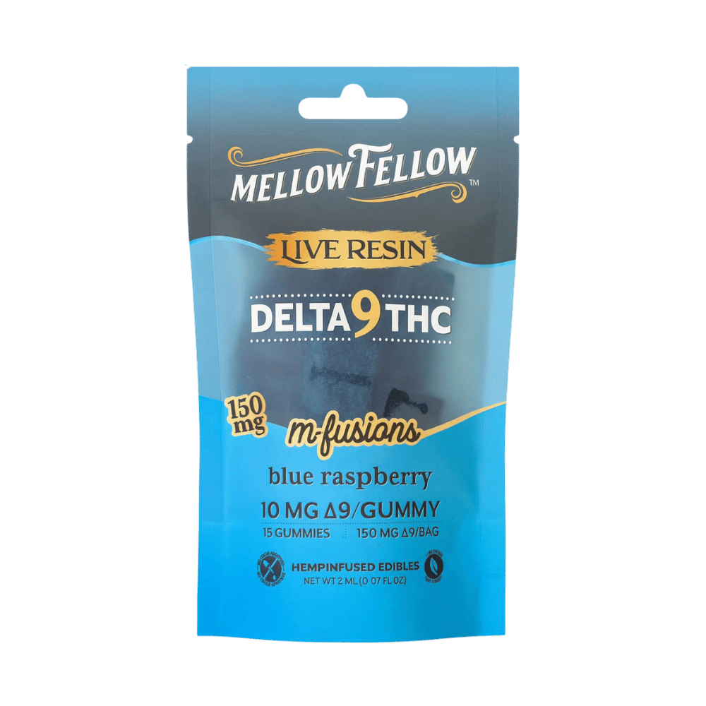 THC Live Resin Gummies 150MG | Mellow Fellow
