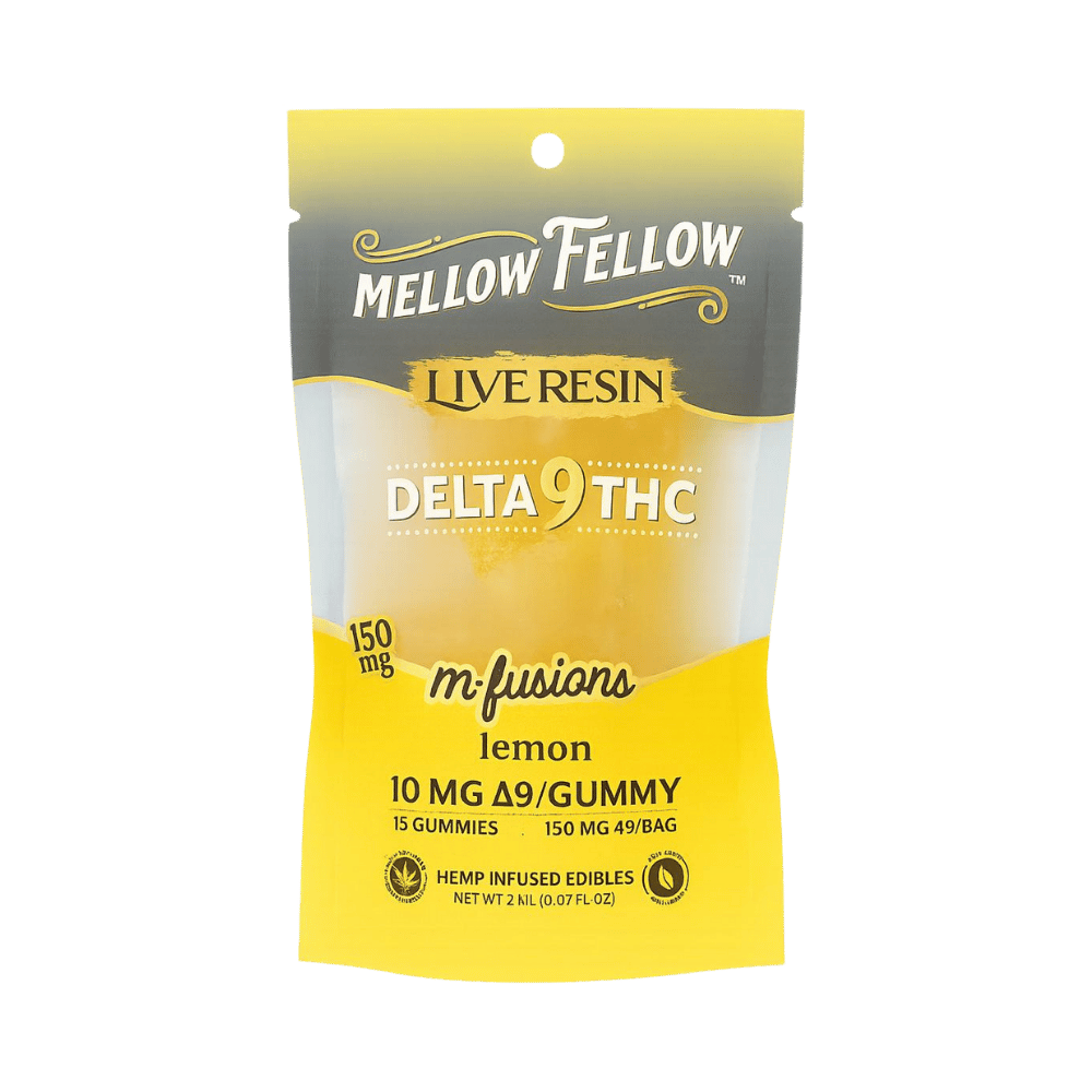 THC Live Resin Gummies 150MG | Mellow Fellow