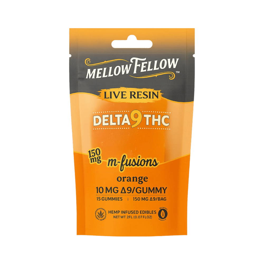THC Live Resin Gummies 150MG | Mellow Fellow