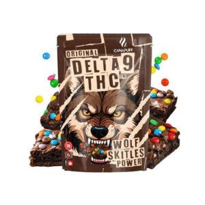 Brownie THC 150mg Wolf Skittles Power Canapuff