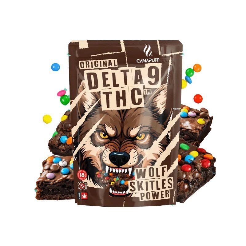 Brownie THC 150mg Wolf Skittles Power Canapuff