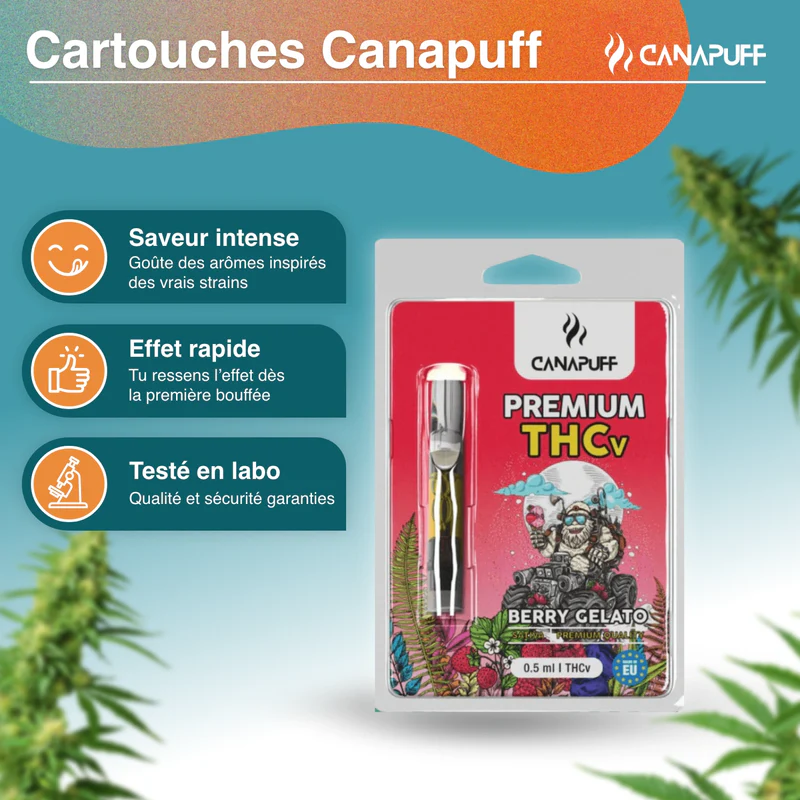 Cartridge THCV 95 Berry Gelato Canapuff