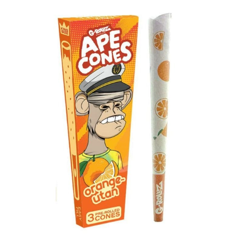 Cones Pre Roules Saveur Orange G Rollz