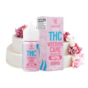 E Liquide THC 89mg 1000mg CBC Weeding Cake 30ml Canapuff