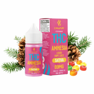 E Liquide THC 89mg 2000mg CBG Amnesia 30ml Canapuff