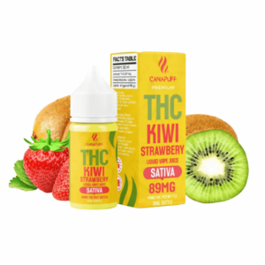 E Liquide THC 89mg Kiwi Strawberry 30ml Canapuff