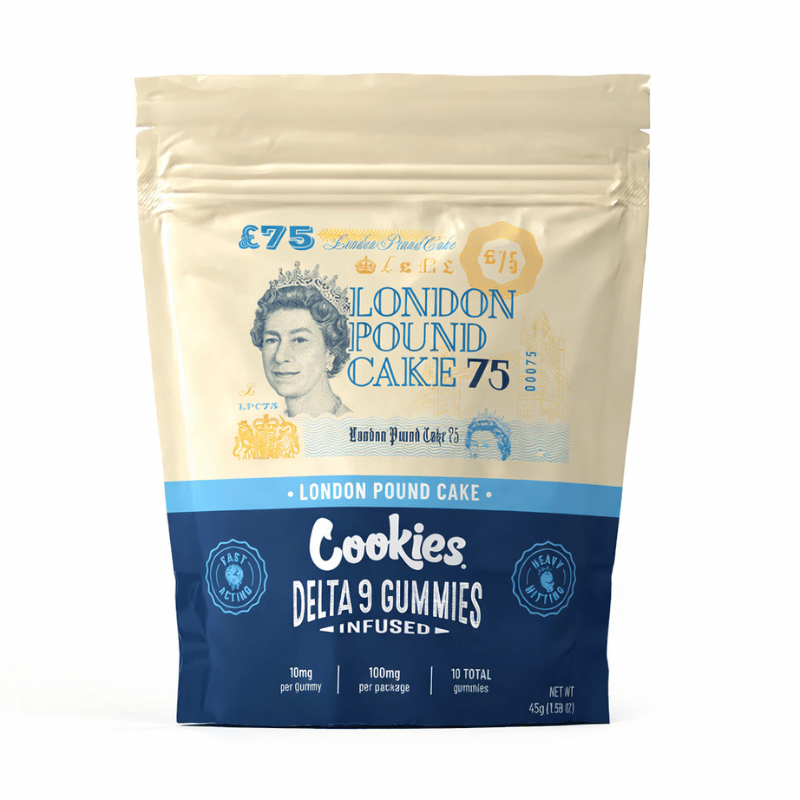 Gummies 10mg London Pound Cake Cookies