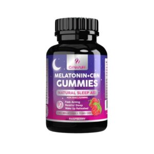 Gummies Melatonine 20mg CBN 750mg Framboise X10 Canapuff