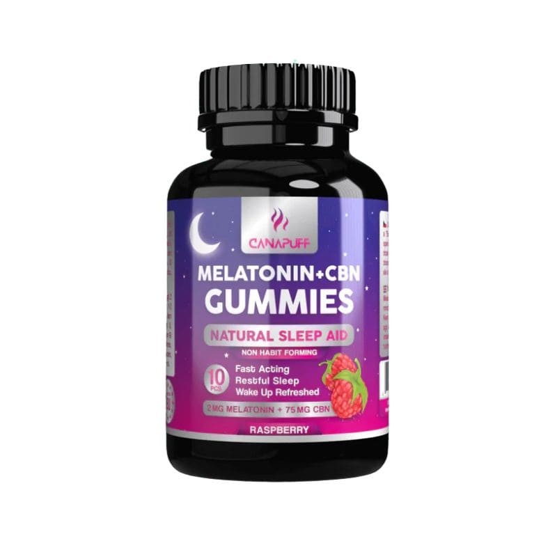 Gummies Melatonine 20mg CBN 750mg Framboise X10 Canapuff