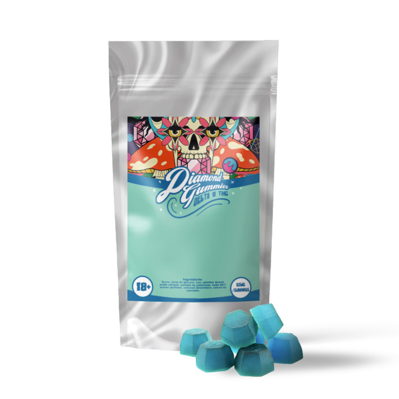 Gummies THC 10mg Blueberry Diamonds