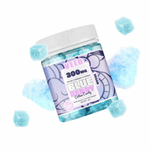 Gummies THC 300mg Blueberry Cotton Candy VEED