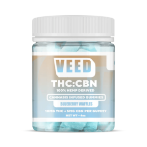 Gummies THC 300mg CBN 150mg VEED Blueberry Waffles
