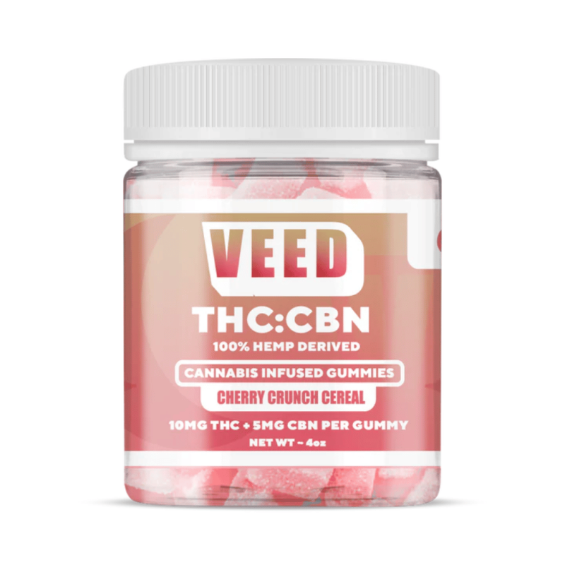 Gummies THC 300mg CBN 150mg Cherry Crunch Cereal VEED