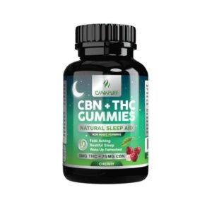 Gummies THC 50mg CBN 750mg Cerise Canapuff