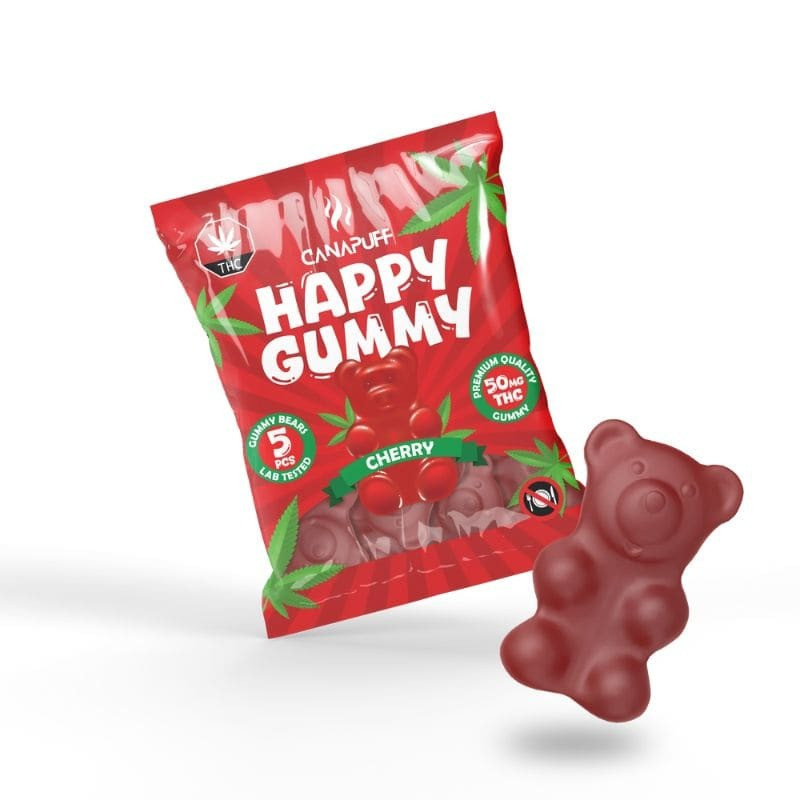 Gummies THC 50mg Happy Gummy Cherry Canapuff