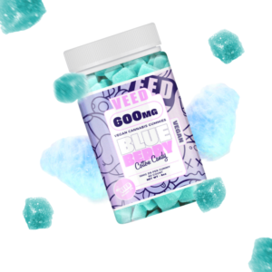 Gummies THC 600mg Blueberry Cotton Candy VEED