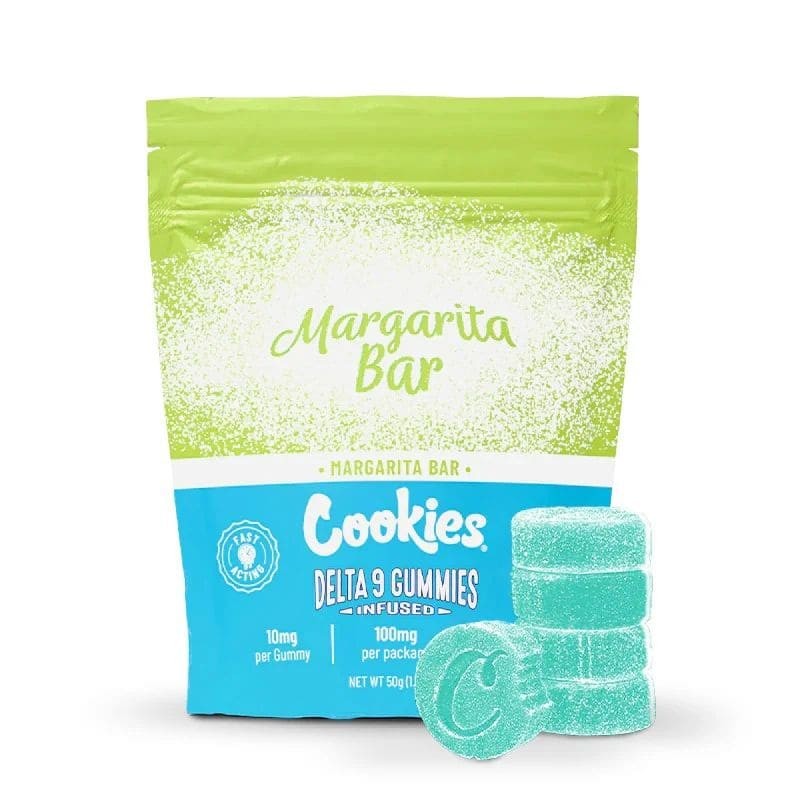 Gummies THC Delta 9 100mg Margarita Bar X10 10mggummy Cookies