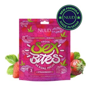 Gummies THC Delta 9 60mg Sex Bites Fraise Pour Femmes X3 20mggummy Nuud