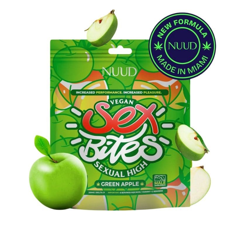 Gummies THC Delta 9 60mg Sex Bites Pomme Pour Hommes X3 20mggummy Nuud