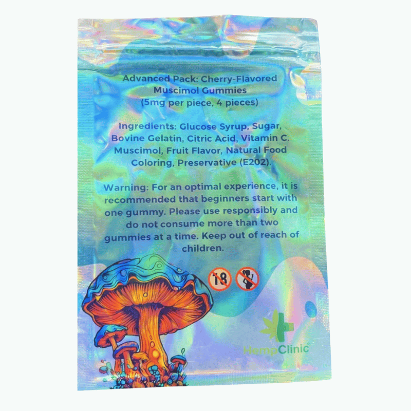 Magic Mushrooms Gummies X4 5mg Muscimolgummy