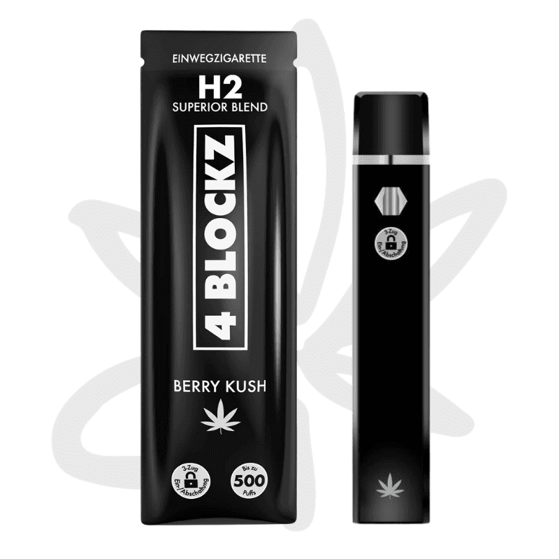 Puff 10 OH HHC 95 Berry Kush 500 Puffs 4 Blockz