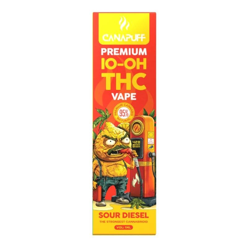 Puff 10 OH THC 95 Sour Diesel 300 Puffs Canapuff