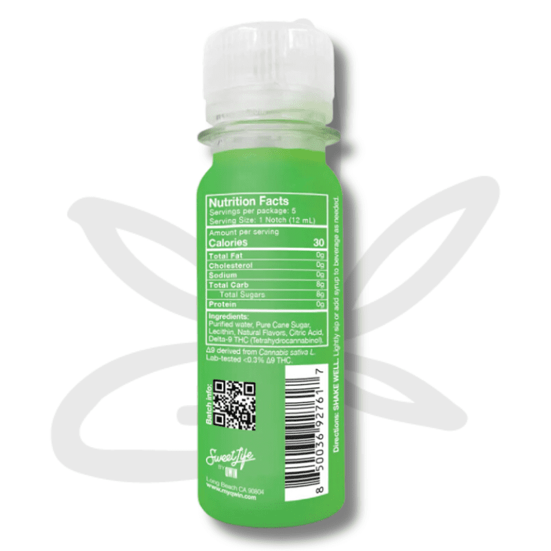 Sirop THC 200mg Peach Sweet Life
