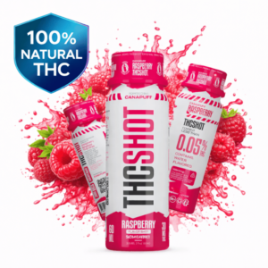 Sirop THC Canapuff Raspberry 30mg