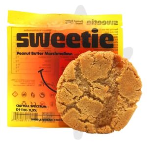 Space Cookie Delta 9 THC 50mg Peanut Butter Marshmallow Puffy