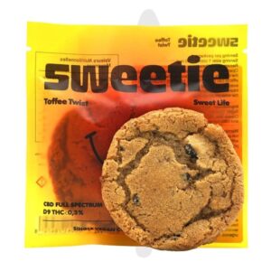 Space Cookie Delta 9 THC 50mg Toffee Twist