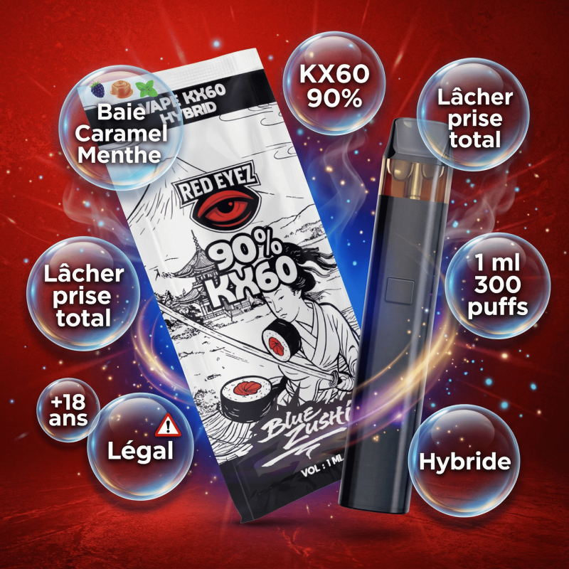Vape 90 Kx60 Blue Zushi Red Eyez
