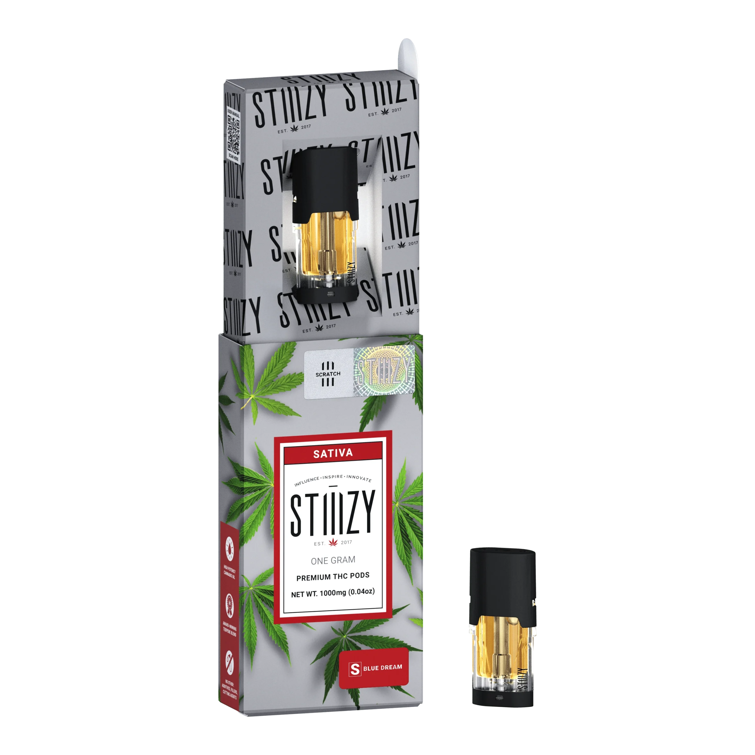 Stiiizy Vape Pen Blue Dream Cart, 1g