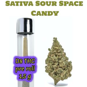 Pré-Roulé Delta 8 Sour Space Candy Sativa